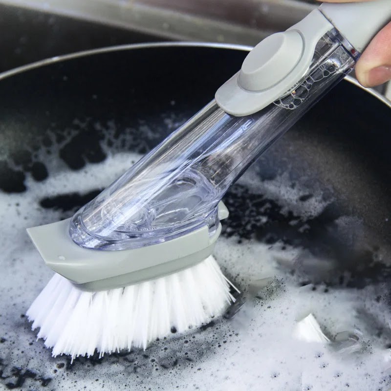 CleanEase Dish Scrubber Brush 