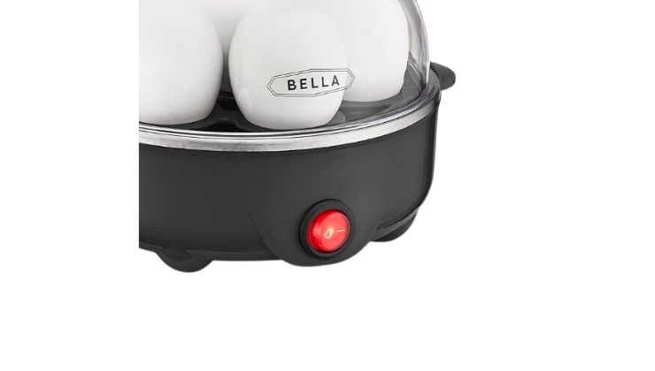 BELLA Rapid Electric Egg Cooker Rapid Cook Time