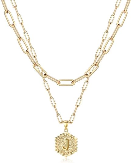 MOOHAM Dainty Gold Necklace for Women